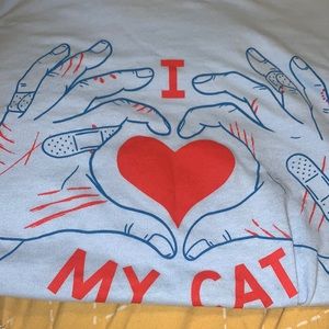 I ❤️ My Cat t shirt.    Guys or girls